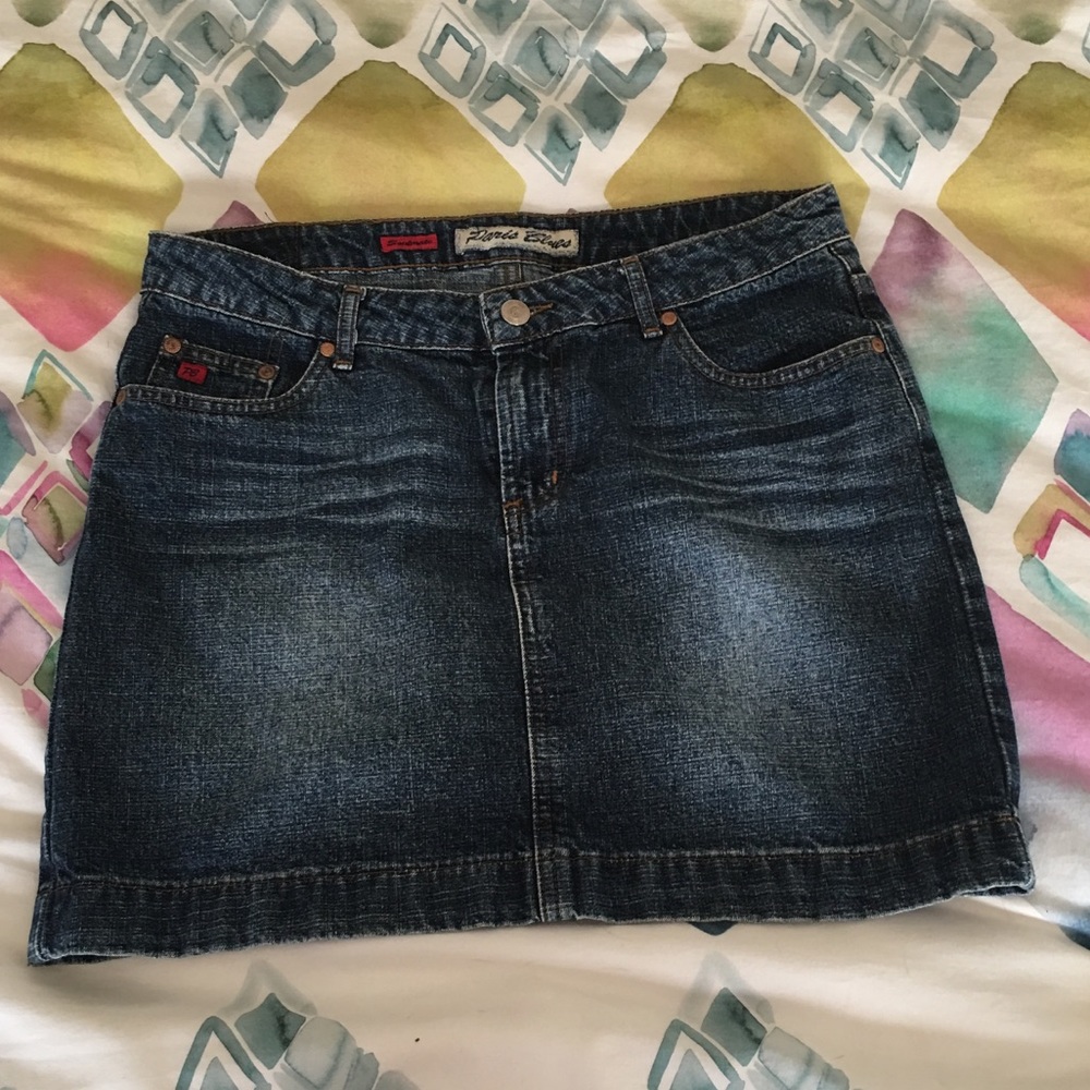 Paris Blues denim mini skirt